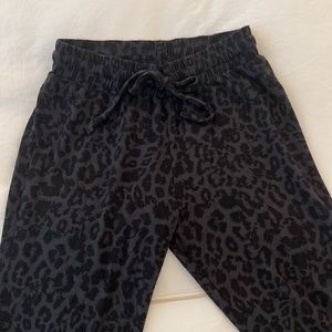 LNA Brushed Leopard Pants - size S